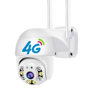 3G 4G SIM Card PTZ Camera Network CCTV Surveillance 2MP IR Night Vision Human Detect Wireless Smart 4G PTZ Camera