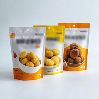 Sachets Doypack Métallisés Haute Barrière, Sachets d'Emballage pour Snacks avec Fenêtre Transparente, Sachets Scellés Anti-Humidité pour Fruits Secs et Snacks
