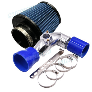 Ống Nạp Khí Bằng Nhôm Bạc Chất Lượng Cao Bộ Nạp Khí Lạnh Đua Xe Có Bộ Lọc Không Khí Cho <span class=keywords><strong>Suzuki</strong></span> Swifts - Product Image 1