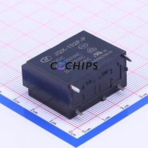 JQX-102F-P/012 Power Relay Through hole Component THT,16x30.5mm Relay 12V 1 Normally Open: 1A SPST-Normally Open::: 4 250V-AC - Product Image 1