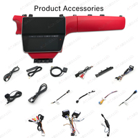 Autoradio Android et commande de climatisation à double écran pour Maserati Granturismo GT 2007-2017, plusieurs couleurs