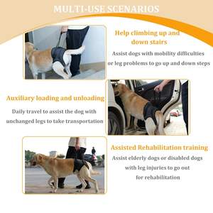 後肢用調節可能な犬用リフトハーネス、犬用スリングキャリア、中型犬・大型犬用歩行サポートハーネス（卸売） - Product Image 5