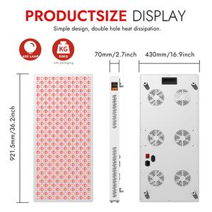 OEM/ODM Thérapie par la lumière rouge pour le <span class=keywords><strong>visage</strong></span> 630/660/ 810/850/940/1060nm pour la santé de la peau, panneau de thérapie par la lumière <span class=keywords><strong>LED</strong></span> rouge avec support - Product Image 4