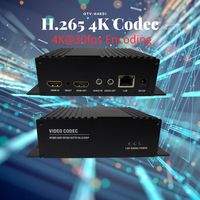 Codificador/Decodificador de Video a IP OTV-H4KD1 de Baja Latencia para Transmisión 4K con SRT RTMP