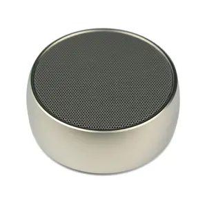 Portable Outdoor Super Bass Wireless Metal Speakers Free Custom Logo Support TF Card Audio Input for IOS and Android