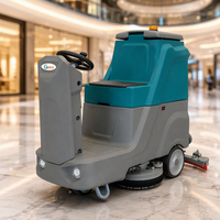 Nouvelle autolaveuse autoportée GS660 1030 mm avec brosse, batterie 24V/100Ah, machine de nettoyage autopropulsée pour parking