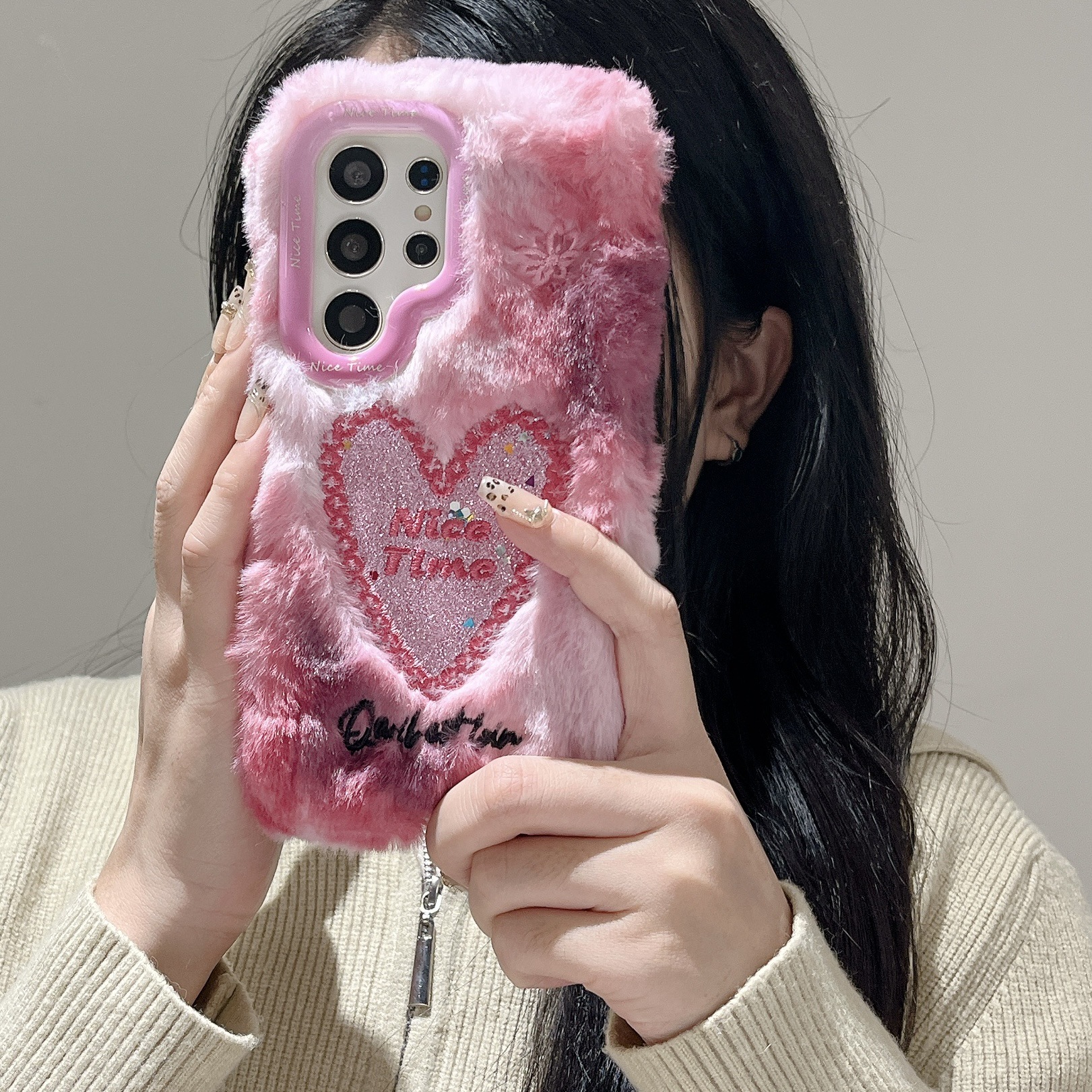 Mixroom Cover TPU Morbida Per Xiaomi Redmi Note 8T - Fantasia Coniglio E Fiori Viola, Stampa UV, Custodia Protettiva