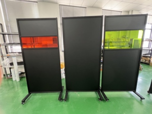 1.265x2.078mm Laser <b>Safety</b> Screen for 1064nm Wavelength New Condition Without Viewing <b>Window</b> for Workspace - Product Image 2