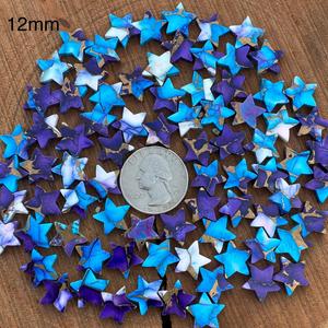 พลอยดาเลียสตาร์คาโบชองสีม่วงและสีฟ้าอ่อนขนาด 12 มม. ทรงกลม คุณภาพเยี่ยมจากทางตอนตะวันตกเฉียงใต้ - Product Image 3
