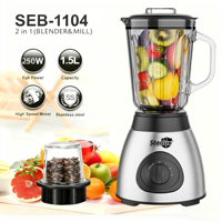 Mixeur Électrique Portable Starlux 110V 1.5L en Acier Inoxydable à Grande Vitesse, Personnalisation Usine