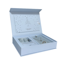 Coffret Cadeau de Bijoux de Noël Luxe Rectangulaire Emballage Tendance Personnalisable Logo Collier Bague Boîte Cadeau OEM Présentoir Multipack