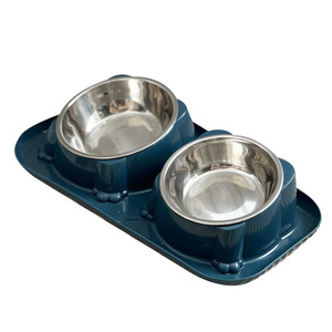 Ensemble de deux gamelles anti-fourmis pour animaux de compagnie, en acier inoxydable, pour chien et chat, avec isolation contre les insectes, gamelle amovible en métal - Product Image 6