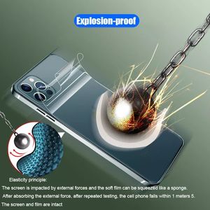 ฟิล์มกันรอย TPU ด้าน<span class=keywords><strong>หลัง</strong></span>สำหรับ iPhone 11 12 13 Pro Max แบบเต็มจอ ฟิล์มไฮโดรเจลสำหรับ iPhone 7 <span class=keywords><strong>8</strong></span> 6 6S Plus X XR XS MAX - Product Image 5