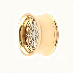 स्टेनलेस स्टील कोवेब स्क्रू में डबल फ्लैयर कान सुरंग प्लग कान भेदी गहने - Product Image 4