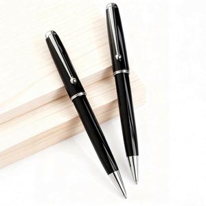 Custom Promotional Luxury Metal Ballpoint <b>Pen</b> with Custom Logo Black Ink Customizable for Corporate Gifts - Product Image 1
