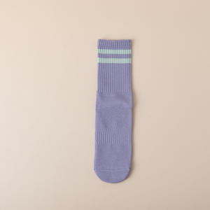 Chaussettes de yoga personnalisées pour hommes et femmes, Pointe Studio, barre de danse, adhérence collante, bambou, coton, chaussettes de sport avec logo antidérapant - Product Image 6