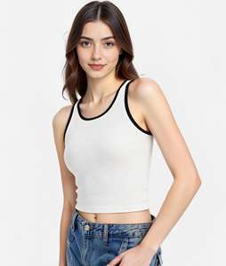 <span class=keywords><strong>Tops</strong></span> Deportivos para Mujer, Camisetas sin Mangas con Espalda Cruzada, Camisetas sin Costuras para Mujer - Yoga, Ejercicio, Gimnasio, Camisola Deportiva, Camisetas sin Mangas - Product Image 1