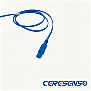 Cable de electrodo de presión DIN CERESENSO con orificio de 4.0 mm para prueba de potenciales evocados (EEG) en neurodiagnóstico clínico - Product Image 2