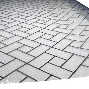 <span class=keywords><strong>Film</strong></span> de fenêtre de contrôle de la vie privée étanche à l'eau de style brique floue - Product Image 2