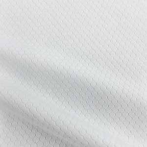 Tissu en maille blanche <span class=keywords><strong>extensible</strong></span> à séchage rapide, jersey de sport, sublimation tricotée, 150 g/m², 100 % polyester, pour hommes et filles, à prix avantageux - Product Image 2
