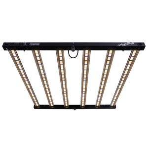 Luces LED de cultivo Lucius de 720W, 6 barras, 5x5, con atenuación de 2 canales, espectro completo UV IR, controlador integrado para plantas de interior comerciales - Product Image 1