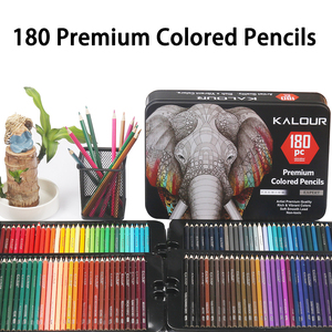 KALOUR Offre Spéciale – Ensemble de 180 Crayons de Couleur à l'Huile de Qualité Supérieure pour Artistes, en Boîte Métallique - Product Image 4