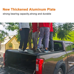 Piezas de coche resistentes a los arañazos tapa de rodillo camioneta cubierta de Tonneau de aleación de aluminio para <span class=keywords><strong>Chevrolet</strong></span> Colorado Crew Cab 2012-2019 - Product Image 6