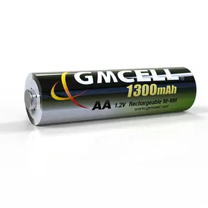 Batería recargable de 1,2 V AA 1300mAh Ni-MH para juguetes
