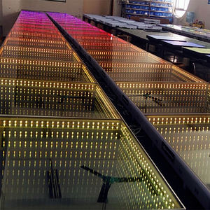 DJ illuminazione Infinity specchio LED pista da ballo blocchi telecomando per eventi e feste forniture imballate in caso di volo - Product Image 5