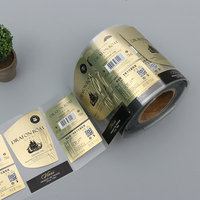 Etiqueta Autoadhesiva Personalizada para Botellas de Metal, Impresión de Marca Privada, para Bebidas, Cerveza, Vino, Licores, Whisky, Ecológica, Resistente al Agua