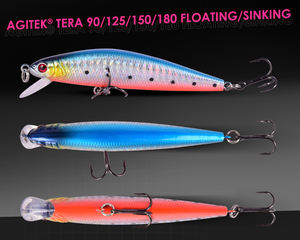 Señuelos de Pesca de Plástico Duro de Simulación AGITEK, Señuelos de Lanzamiento Largo con Anzuelos Triples Resistentes - Product Image 6