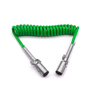 7-Wege-Anhängerstecker Kabel 7-polige Anhänger verlängerung ABS-Stromkabel Sattel auflieger zubehör - Product Image 1