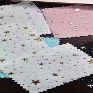 Tela Antideslizante con Estampado de Estrellas 3D <span class=keywords><strong>en</strong></span> PVC Plateado Metálico para Impresión - Product Image 2