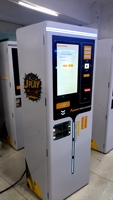 Distributeur de jetons intelligent D08A avec écran tactile 18,5 pouces, machine à monnayeur, kiosque de paiement sans espèces pour salles de jeux et parcs d'attractions