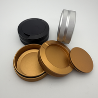 Boîte à snus en métal extra haute de 30 mm avec bande moletée latérale et couvercle hermétique