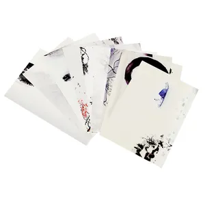 Taille personnalisée Papier Épais Imprimé Carte Postale Offre Spéciale Merci Carte De Voeux Cartes