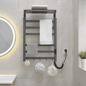 Superventas <span class=keywords><strong>bajo</strong></span> <span class=keywords><strong>consumo</strong></span> termostático inteligente montaje en pared toallero de calefacción eléctrica toallero eléctrico - Product Image 3