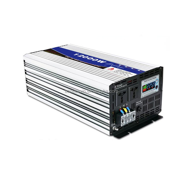 Inversor Industrial Pure Sine Wave Power Inverter 2000W-10000W 3kVA Automotive MPPT Solar UPS 97%-99% Efficiency Overload