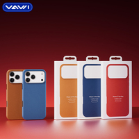 VAWI L006 Étui magnétique en cuir de haute qualité avec animation pour iPhone 17 16 15 14 13 12 11 Pro Max Coque de téléphone antichoc