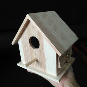 Parakeet yuvalama kutusu ahşap kuş yetiştiriciliği yuva papağanlar çiftleşme evi - Product Image 6