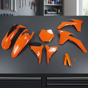 Kit di plastica pieno di 127 arancione per KTM SX 250 2012 accessori moto - Product Image 3
