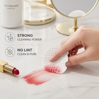 Tampons en coton biodégradables 100% viscose, ronds, doux, pour le nettoyage du visage, tampons démaquillants DIY pour les soins de la peau et le nail art