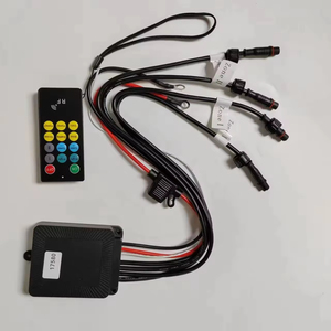 Dernier contrôleur RF à double zone 12V 15/35/60A contrôlé par application à distance pour éclairages de roche, éclairages de roues et feux arrière blanc pur/RGBW - Product Image 4