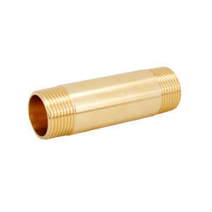 ข้อต่อท่อทองเหลืองขนาด 1/2 นิ้ว แบบเกลียวตัวผู้สองด้าน สำหรับงานประปา - Product Image 1