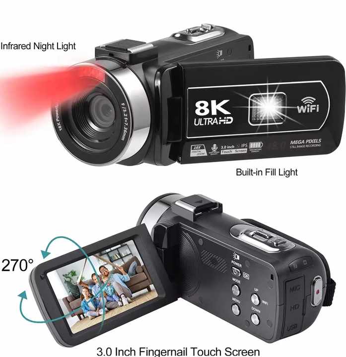 camera 8k auto focus autoexposure close focal length