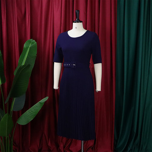 D049L Nuovi Arrivi <span class=keywords><strong>Abiti</strong></span> Estivi da Donna Casual <span class=keywords><strong>Eleganti</strong></span> a Maniche Corte Stile Africano per Ufficio Taglie Forti <span class=keywords><strong>Abiti</strong></span> da Lavoro per Donne - Product Image 5