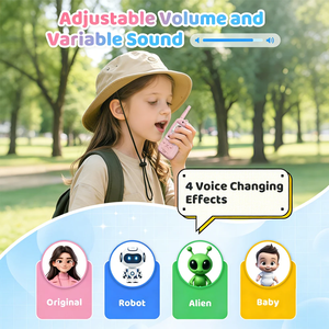 Talkies-walkies vidéo à double caméra pour enfants, lot <span class=keywords><strong>de</strong></span> 2, sans Wi-Fi, chat en temps réel, rechargeables, pré-associés, jouet pour garçons et filles, 3 ans et plus, cadeaux d'anniversaire - Product Image 3