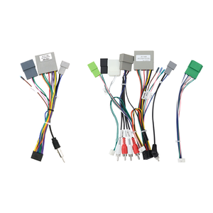 爱佳安卓电源电缆供应2008-2011本田思域汽车连接器完整电源套件高端电缆 + Canbus - Product Image 1