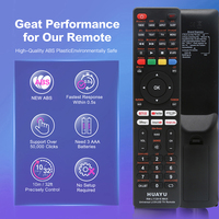 Télécommande universelle pour téléviseur HUAYU de haute qualité RM-L1130+X MAX certifiée CE RoHS avec une portée de contrôle de 10 m, en matériau ABS, pour toutes les marques