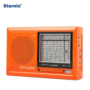 Latest generation full band radio Portable Radio FM AM SW Band with Standard 3.5mm earphone jack